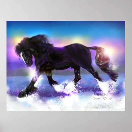 Black Foot Shire Poster (Vorne)