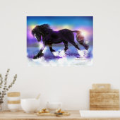 Black Foot Shire Poster (Küche)