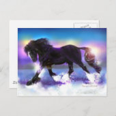 Black Foot Shire Postkarte (Vorne/Hinten)