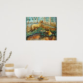 Black Footed Ferrets Poster (Küche)