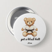 【BLACK】For all judo lovers, young and old. Button (Vorne & Hinten)