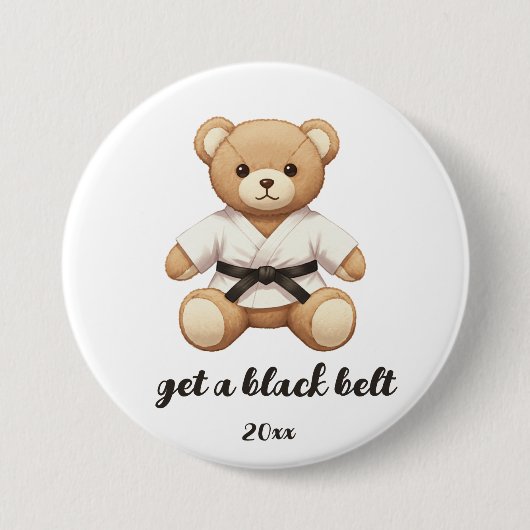 【BLACK】For all judo lovers, young and old. Button (Vorderseite)