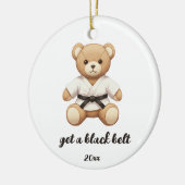 【BLACK】For all judo lovers, young and old. Keramik Ornament (Links)