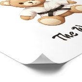 【BLACK】For all judo lovers, young and old. Poster (Ecke)