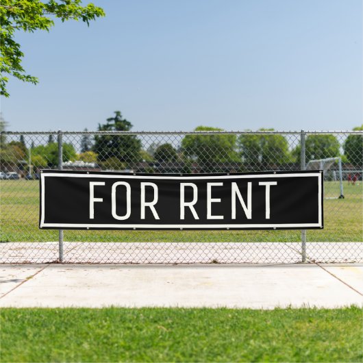 Black for Rent Banner (Insitu)