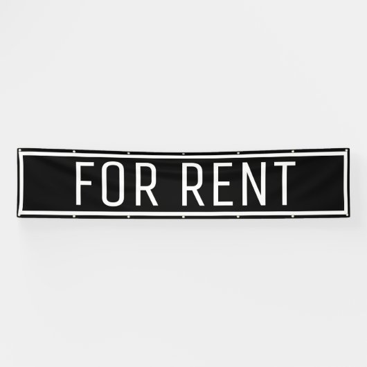 Black for Rent Banner (Horizontal)