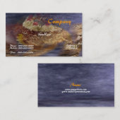 Black Forest Cake Business Card Visitenkarte (Vorne/Hinten)