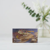 Black Forest Cake Business Card Visitenkarte (Stehend Vorderseite)