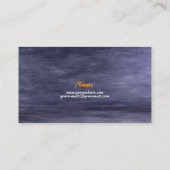Black Forest Cake Business Card Visitenkarte (Rückseite)