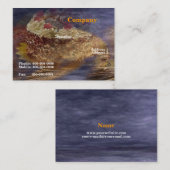 Black Forest Cake Business Card Visitenkarte (Vorne/Hinten)