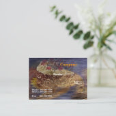 Black Forest Cake Business Card Visitenkarte (Stehend Vorderseite)