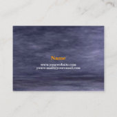 Black Forest Cake Business Card Visitenkarte (Rückseite)