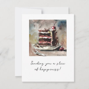 Black Forest Cake Card Feiertagskarte