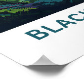 Black Forest Germany Travel Print Poster (Ecke)