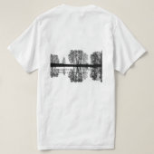 Black Forest River Art - Dark Mysterious Nature T-Shirt (Design Rückseite)