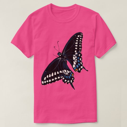 Black Frack Butterfly 2 T-Shirt (Design vorne)