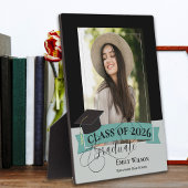 Black Frame Graduation Keepsake Photo Plaque Fotoplatte
