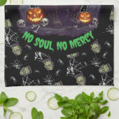 🖤 Black Frankenstein Doormat 💀 🚪 Geschirrtuch (Gefaltet)