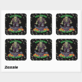 🖤 Black Frankenstein Halloween Sticker 💀 🎃 (Blatt)
