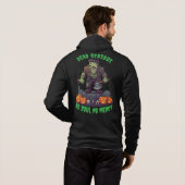 🖤 Black Frankenstein Halloween Sweatshirt 💀 U 🎃 (Schwarz voll)