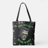 🖤 Black Frankenstein Halloween Tobag Tasche (Rückseite)