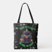 🖤 Black Frankenstein Halloween Tobag Tasche (Rückseite)