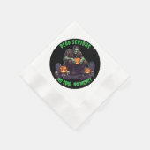 🖤 Black Frankenstein Paper Teller 💀 🎉 Serviette (Ecke)