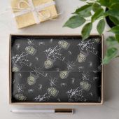 🖤 Black Frankenstein Tissue Paper 💀 🎃 Seidenpapier (Geschenk)