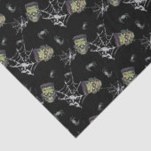 🖤 Black Frankenstein Tissue Paper 💀 🎃 Seidenpapier (Ausschnitt)