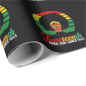 Black Freedom Free Ish seit 1865 19. Geschenkpapier (Rolleneckpunkt)