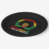 Black Freedom Free Ish seit 1865 19. Pappteller (Schrägansicht)