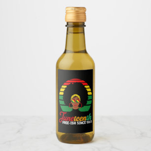 Black Freedom Free Ish seit 1865 19. Weinetikett