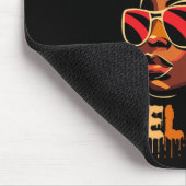 Black Freedom Juneteenth Black Pride Melanin Queen Mousepad (Ecke)