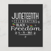 Black Freedom Juneteenth Flyer (Vorne)