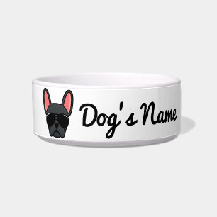 Black French Bulldog Bowl Napf