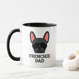 Black French Bulldog Frenchie Dog Vater Tasse