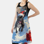 Black French Bulldog Weihnachten Weihnachtsfest Sc Schürze (InSitu)