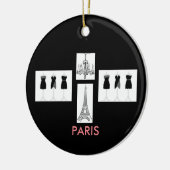 Black French Paris Weihnachtsschmuck (Links)