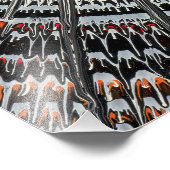 Black Friday advert with original spin art Fotodruck (Ecke)