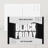 Black Friday Angebot Postkarte (Vorne/Hinten)