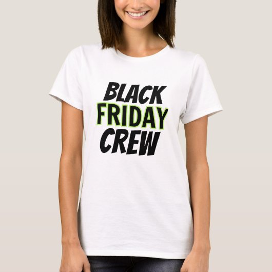 Black Friday Crew T-Shirt (Vorderseite)