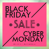 Black Friday Cyber Montag Verkauf Fensteraufkleber (Blatt 3)