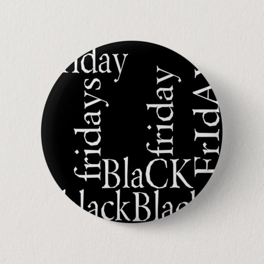 Black Friday Design Button (Vorderseite)