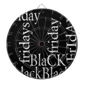 Black Friday Design Dartscheibe (vorne)