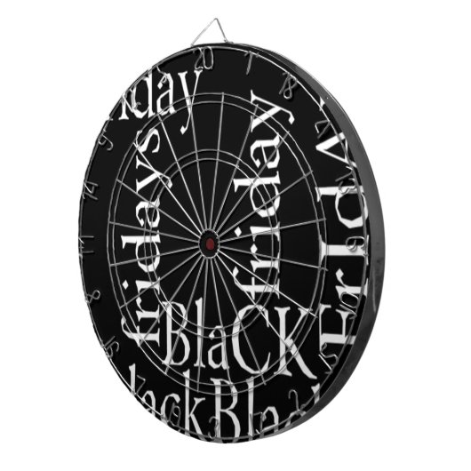 Black Friday Design Dartscheibe (Vorderseite rechts)