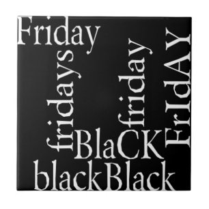 Black Friday Design Fliese