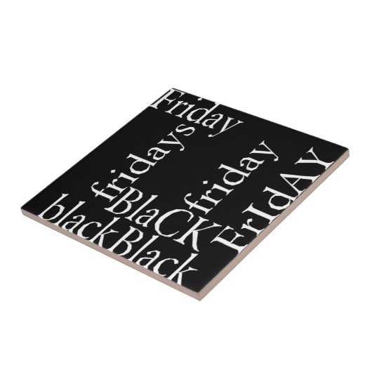 Black Friday Design Fliese (Seite)