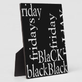 Black Friday Design Fotoplatte (Seite)
