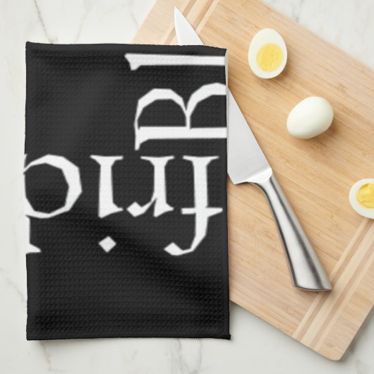 Black Friday Design Geschirrtuch (Viertel Falte)