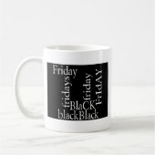Black Friday Design Kaffeetasse (Links)